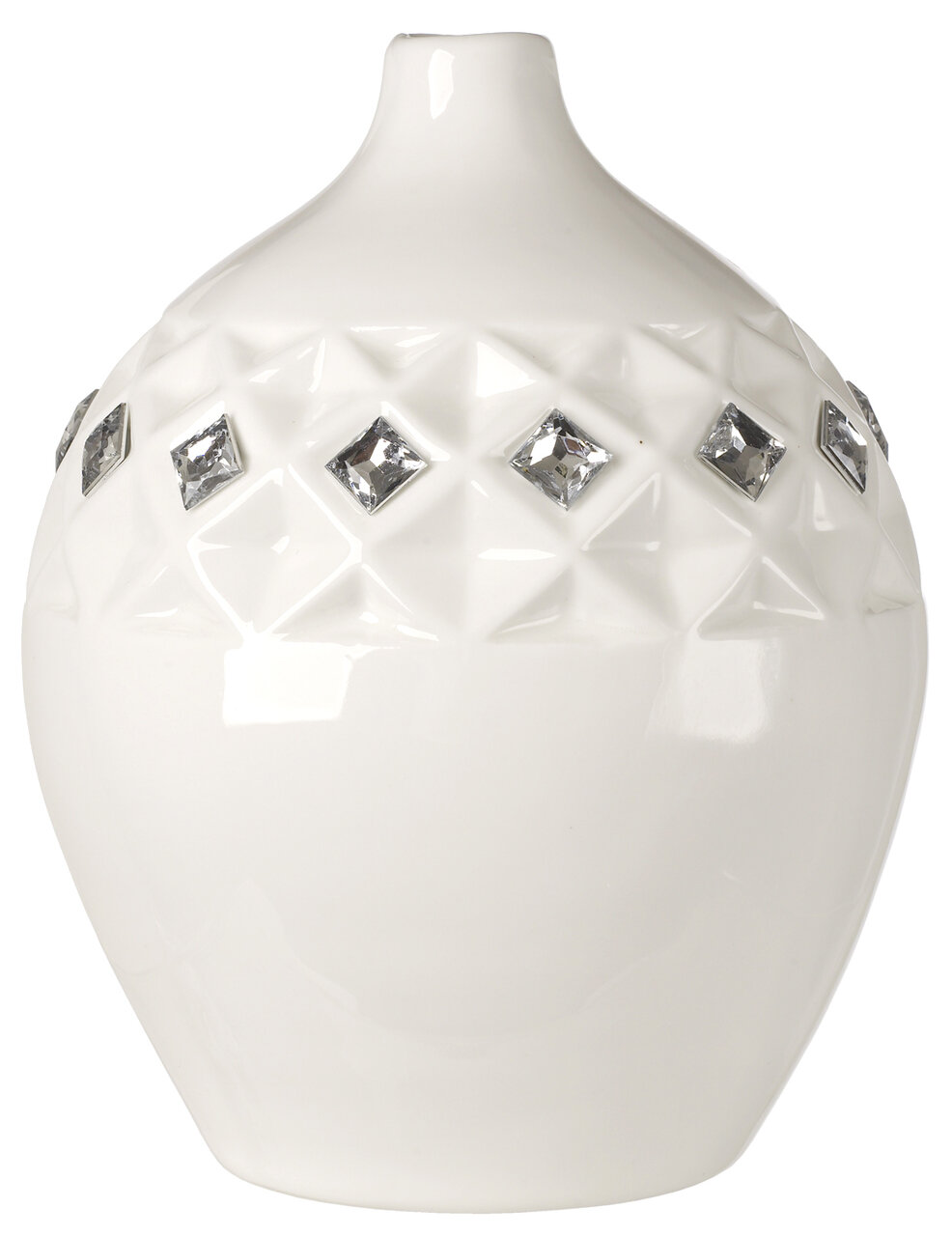 5th Ave Store Italian Bone China Embedded With Swarovski Crystals