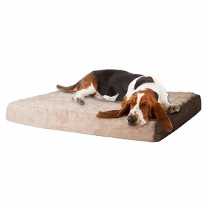 Memory Foam Dog Bed with Removable Cover