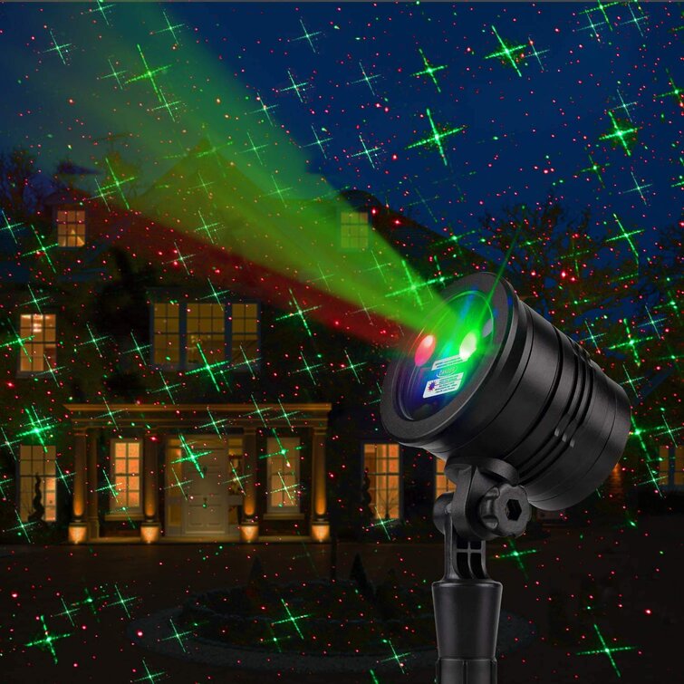 Landscape and Stake indoor,outdoor Christmas Laser Light projector Stand 
