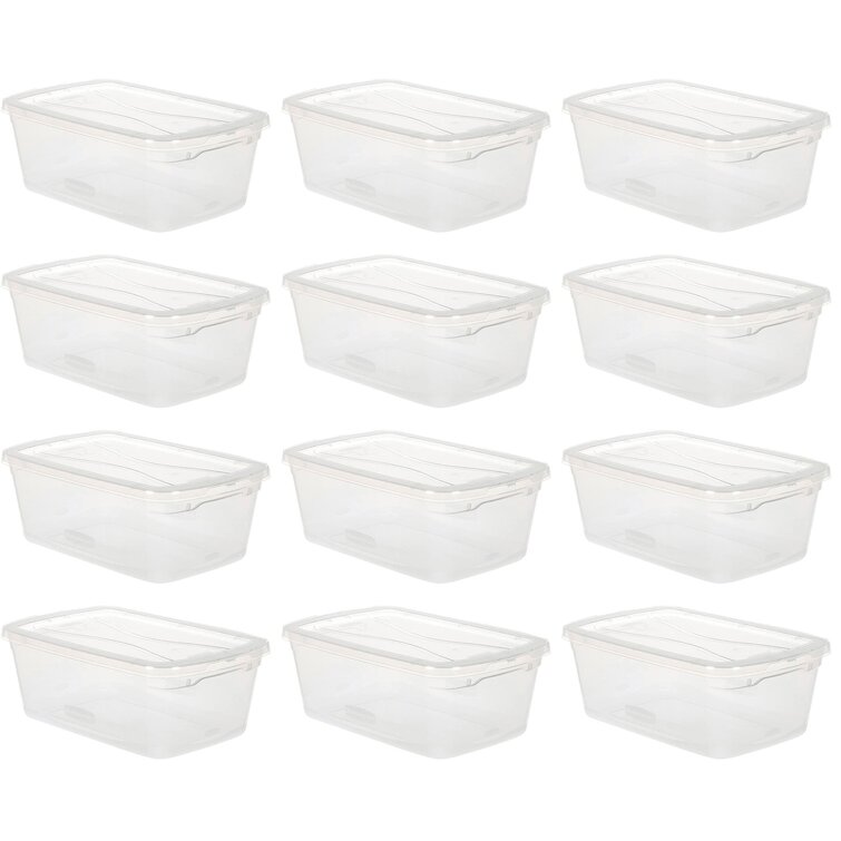 plastic tote bins with lids