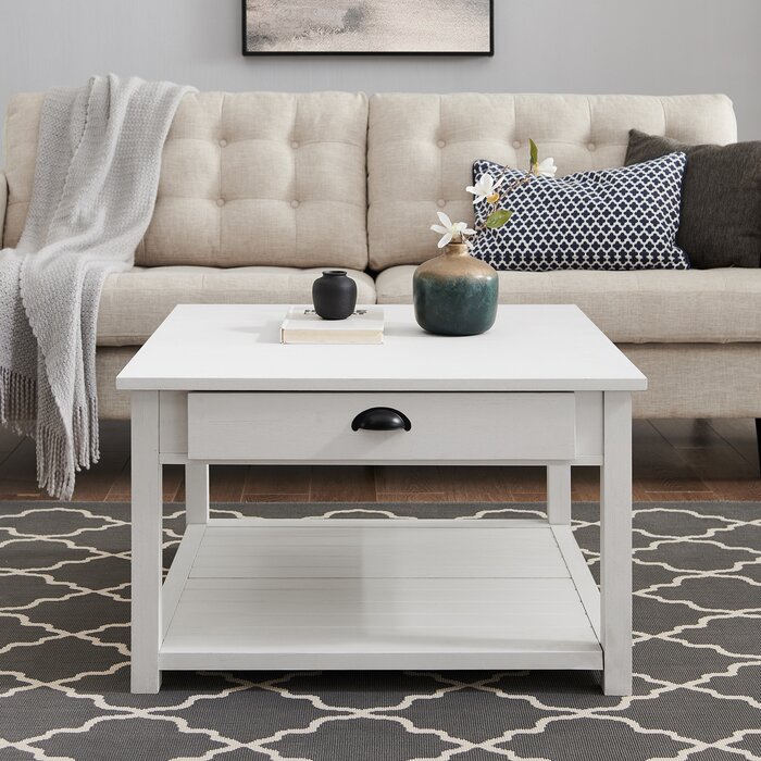 August Grove® Cadhla Coffee Table with Storage & Reviews | Wayfair