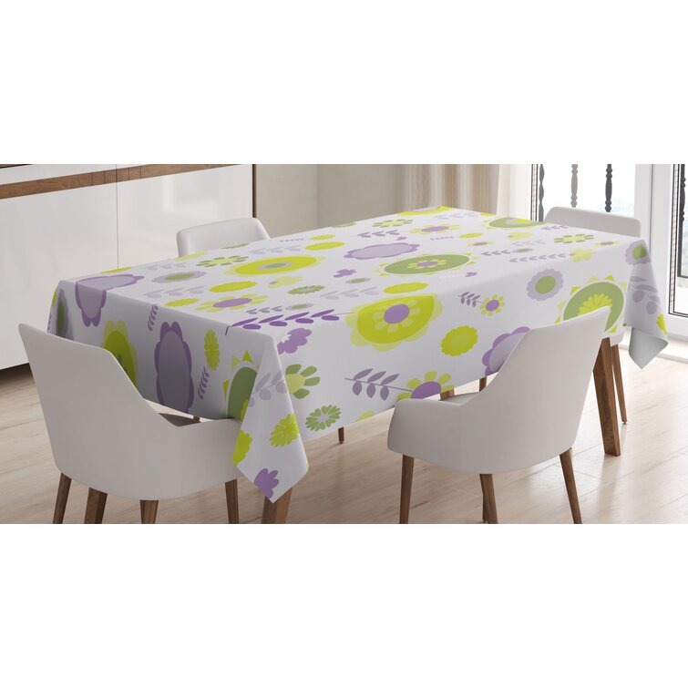 Cream and Purple Tulip Flowers Repetitive Pattern Romantic Spring Design Dining Room Kitchen Rectangular Runner Ambesonne Floral Table Runner Purple Cream Pale Pink 16 X 120