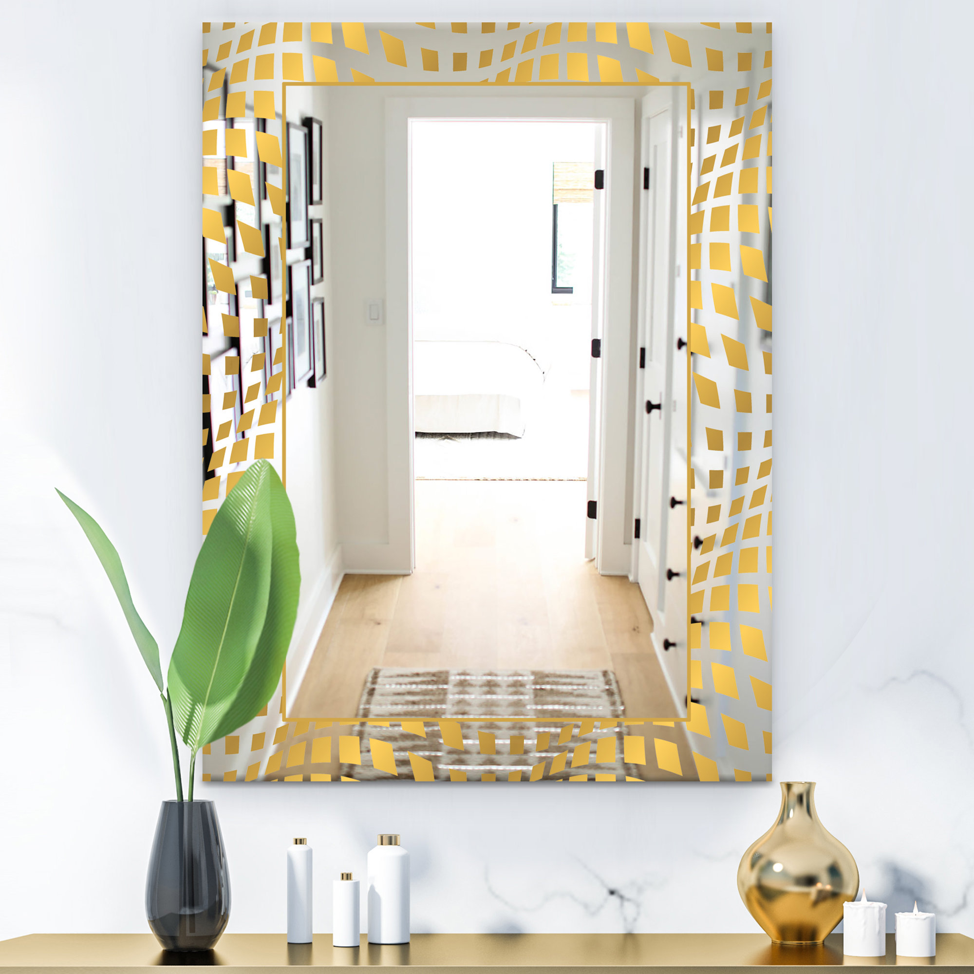 East Urban Home Capital Essential Glam Accent Mirror Wayfair Ca