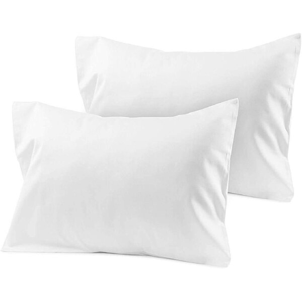 White 3 pack White Bunny Soft Toddler Pillow Cases For 13x18 for 14x19 Pillow