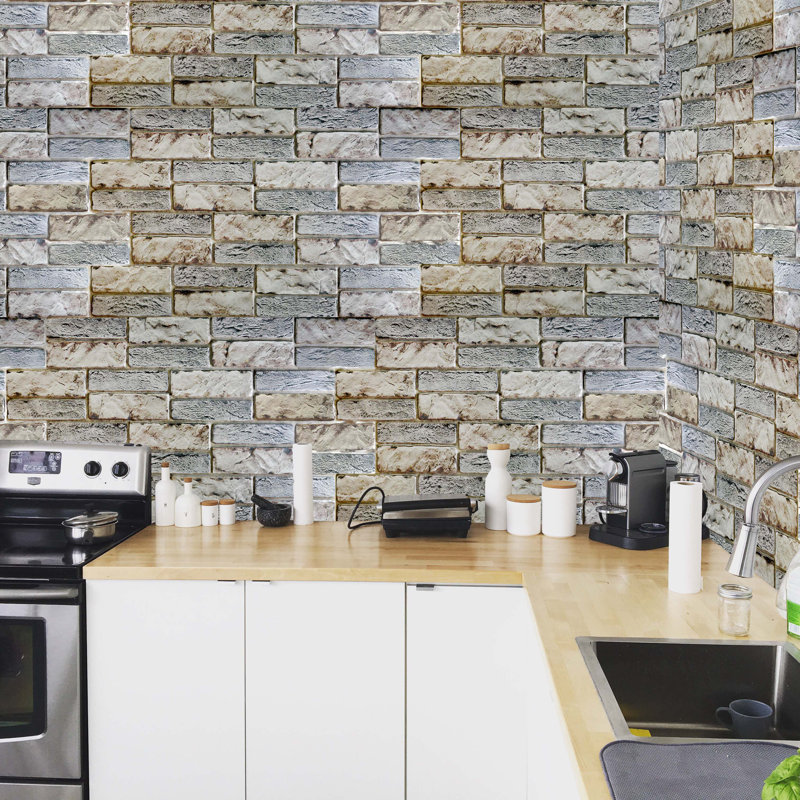 Dundee Deco Grey Faux Old Brick 3 1 Ft X 1 6 Ft Pvc 3d Wall Panel Interior Design Wall Panelling Decor Commercial And Residential Application 4 9 Sq Feet Wayfair Ca