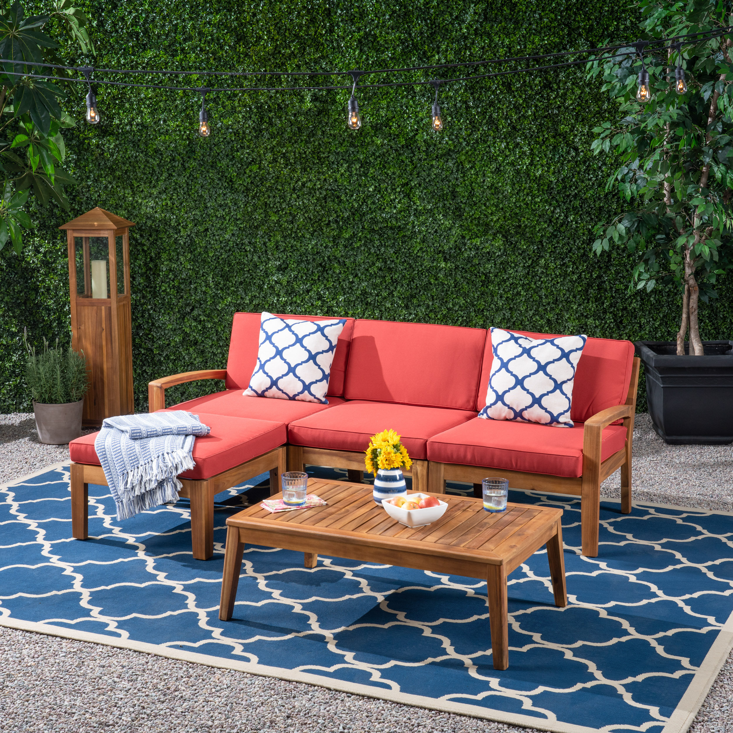Acacia Wood Patio Conversation Sets You Ll Love In 2020 Wayfair
