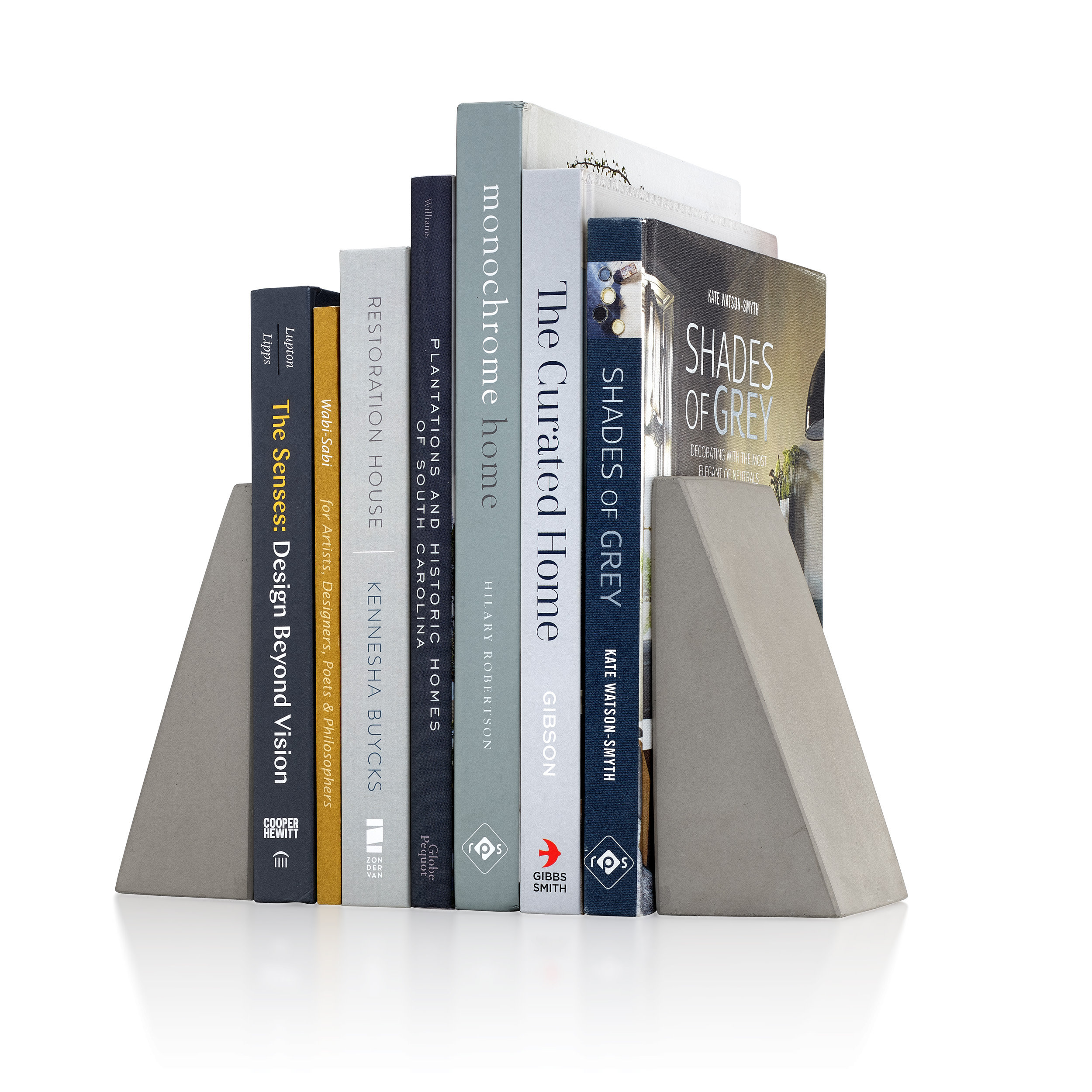 Latitude Run® Concrete Nonskid Bookends & Reviews Wayfair