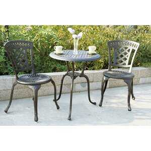 Callicoon 3 Piece Bistro Set