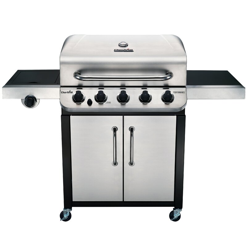 Performance 5-Burner Propane Gas Grill With Cabinet