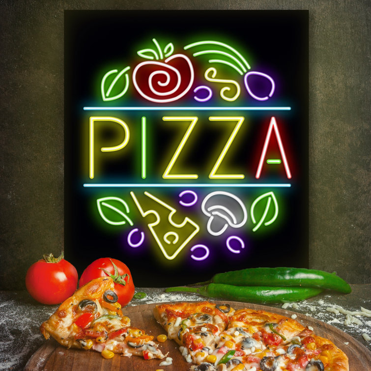 Maturi Pizza 60cm LED Novelty Neon Sign | Wayfair.co.uk