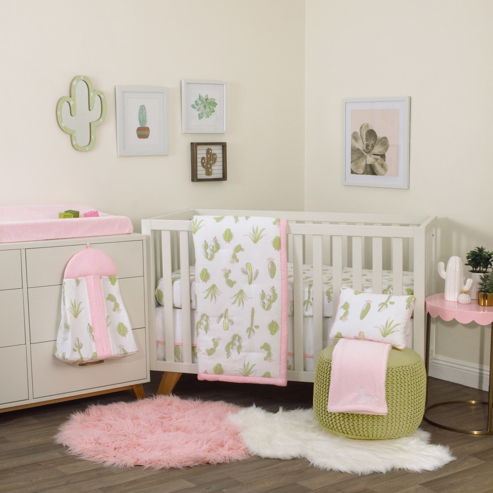 cactus crib bedding set