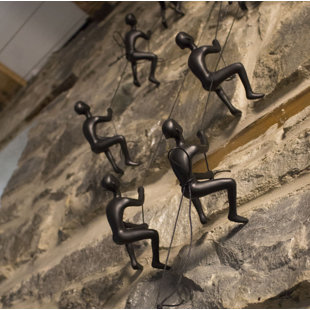 Climbing Man Wall Sculpture Wayfair 5 Piece Climbing Man Wall Décor Set