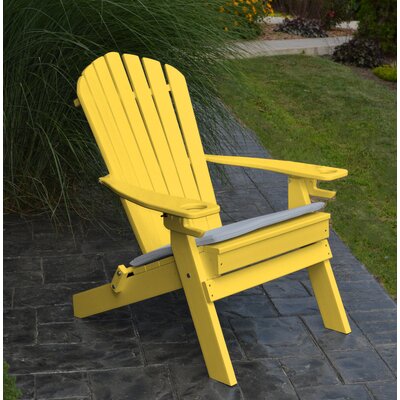 Aryana Plastic Folding Adirondack Chair Beachcrest Home Color