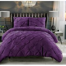 purple double duvet set