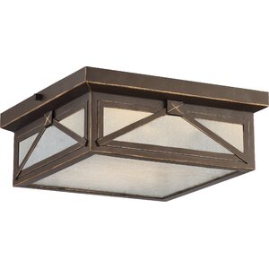 Sagebrush 1-Light Outdoor Flush Mount