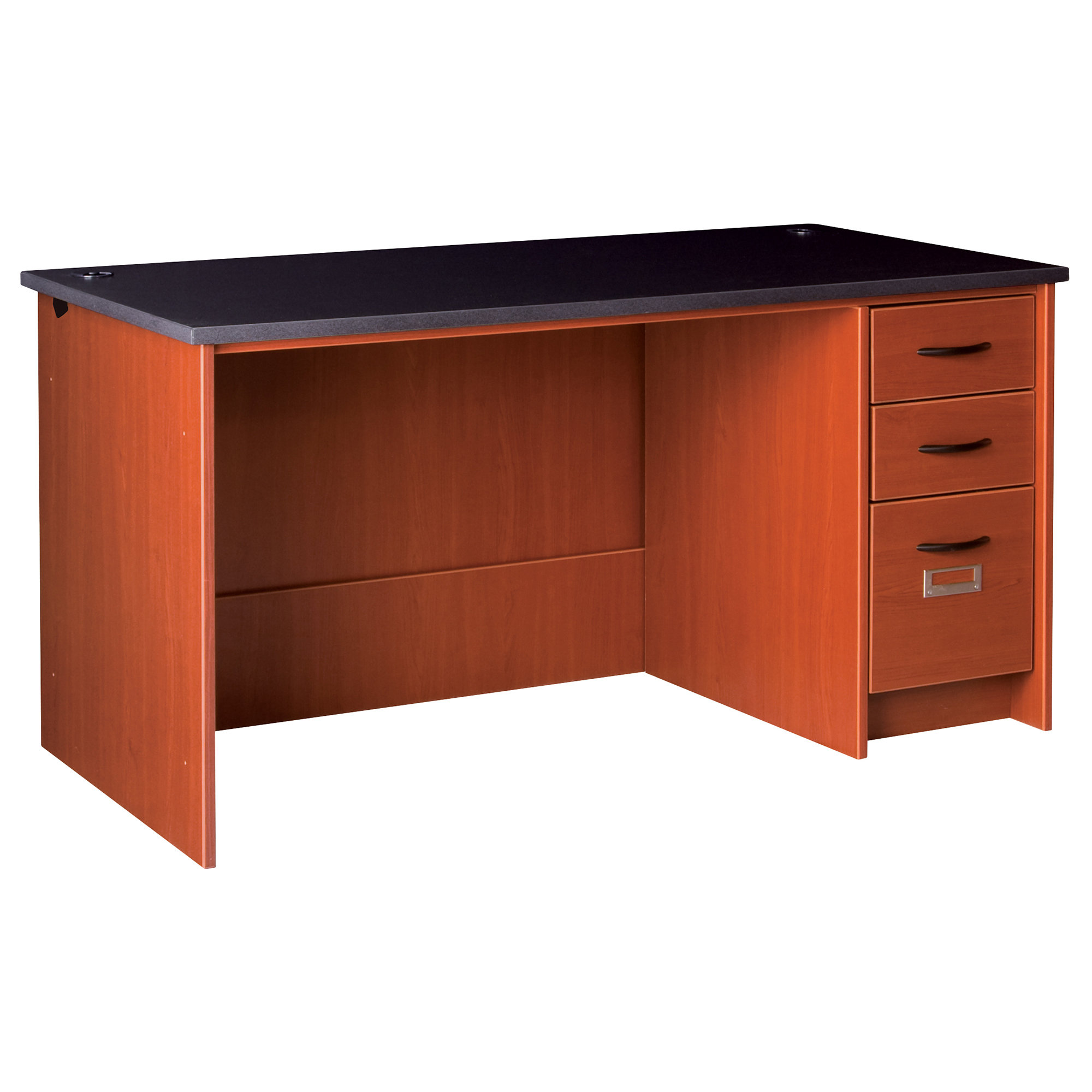 Stevens ID Systems Library Executive Desk Wayfair