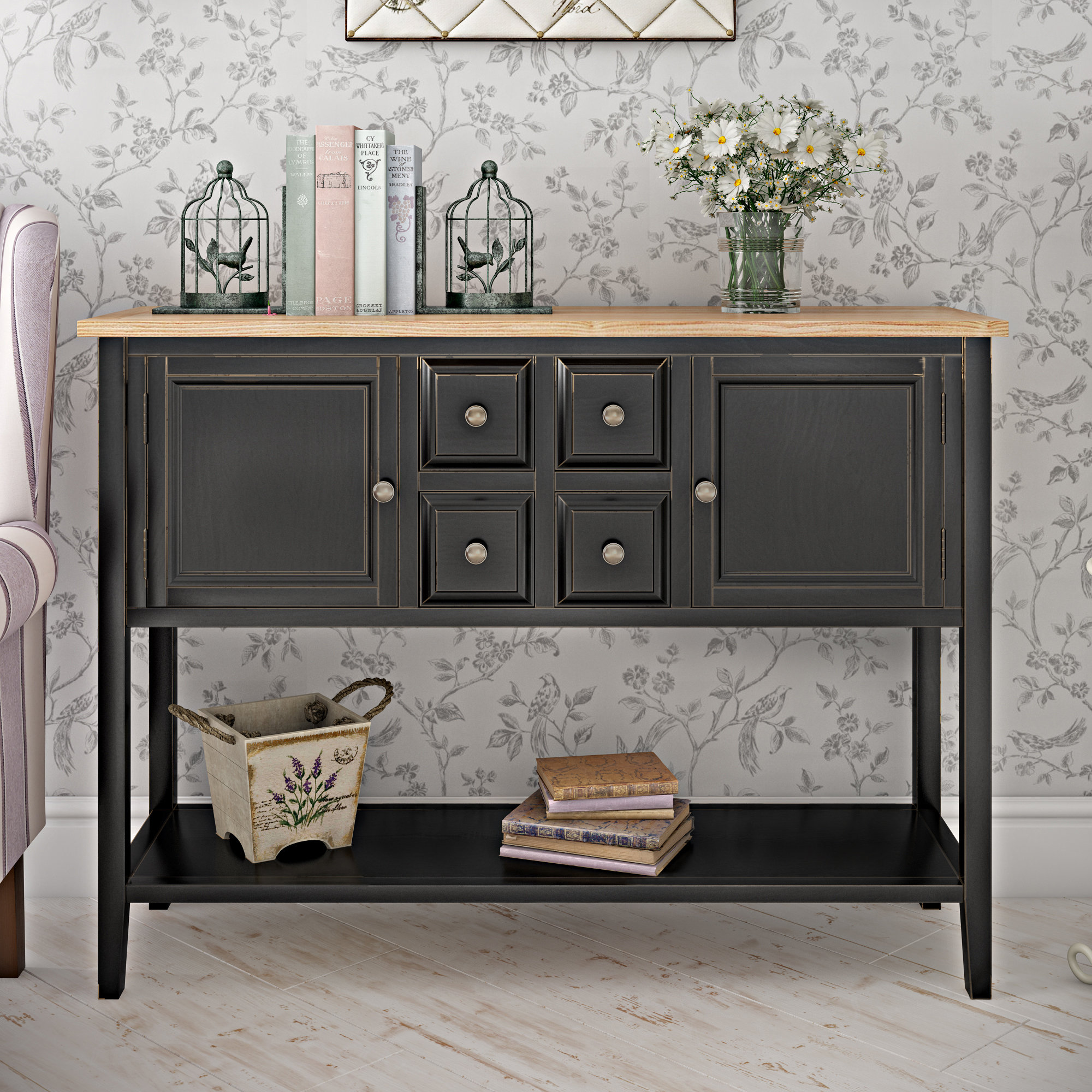 Three Posts Bagwell 116 6cm Console Table Reviews Wayfair Co Uk