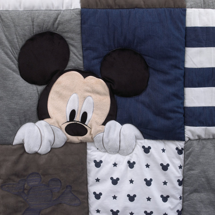 Disney Mickey Mouse Hello World 4 Piece Crib Bedding Set Reviews Wayfair