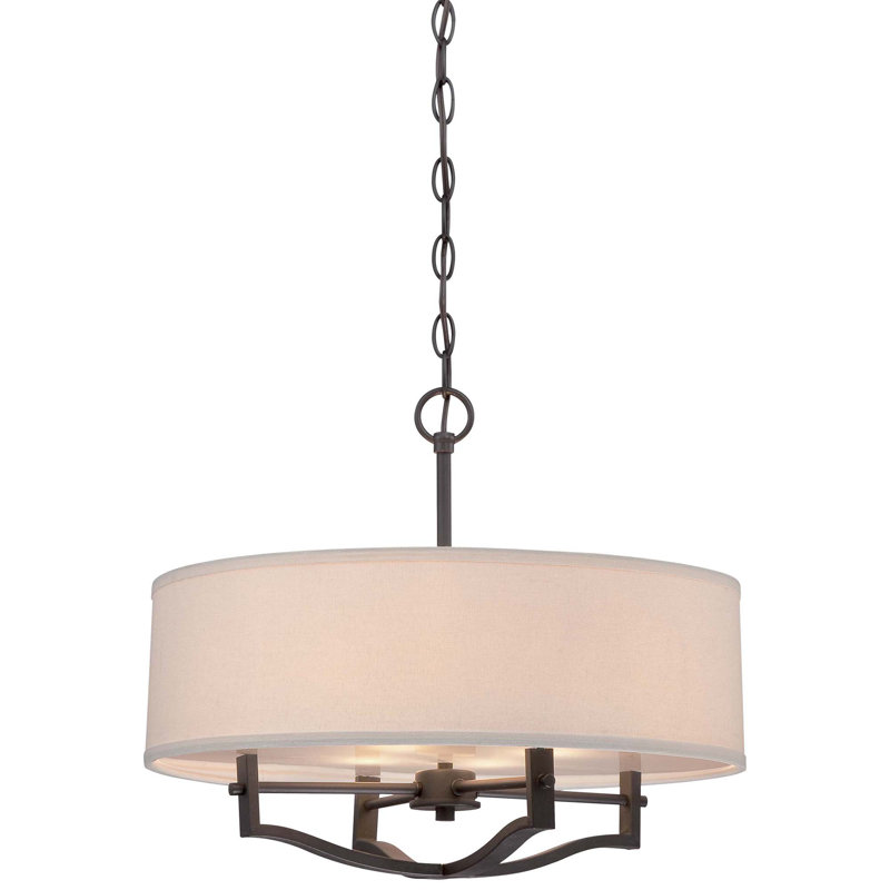 Charlton Home Uriah 3 Light Unique Statement Drum Chandelier Reviews Wayfair