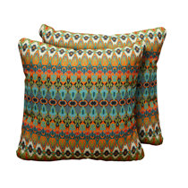 ikat throw pillows