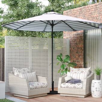 Parasol Cinzano 9 Drape Umbrella Reviews Wayfair