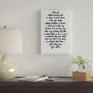 Pablo Neruda Love Quote Textual Art On Canvas Pablo Neruda Love Quote Textual Art On Canvas