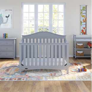 Light Gray Crib Wayfair Harbor Lights 4 In 1 Convertible Crib