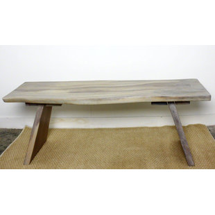 Go to store & view more images Union Rustic Lawton Sitting Wood Bench