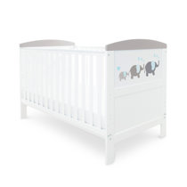 cheap white cot