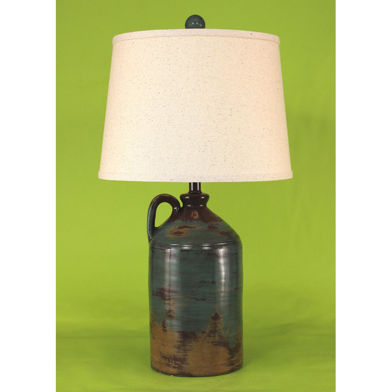 Union Rustic Cannonleague Handle Pottery Jug 27 5 Table Lamp Reviews Wayfair