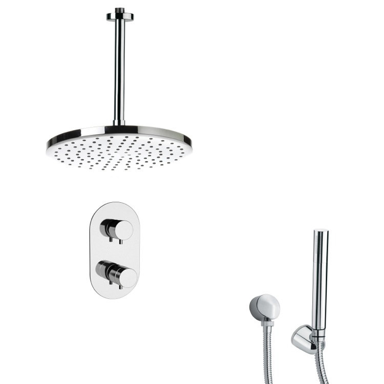 Remer by Nameek's Orsino Thermostatic Complete Shower System with Rough