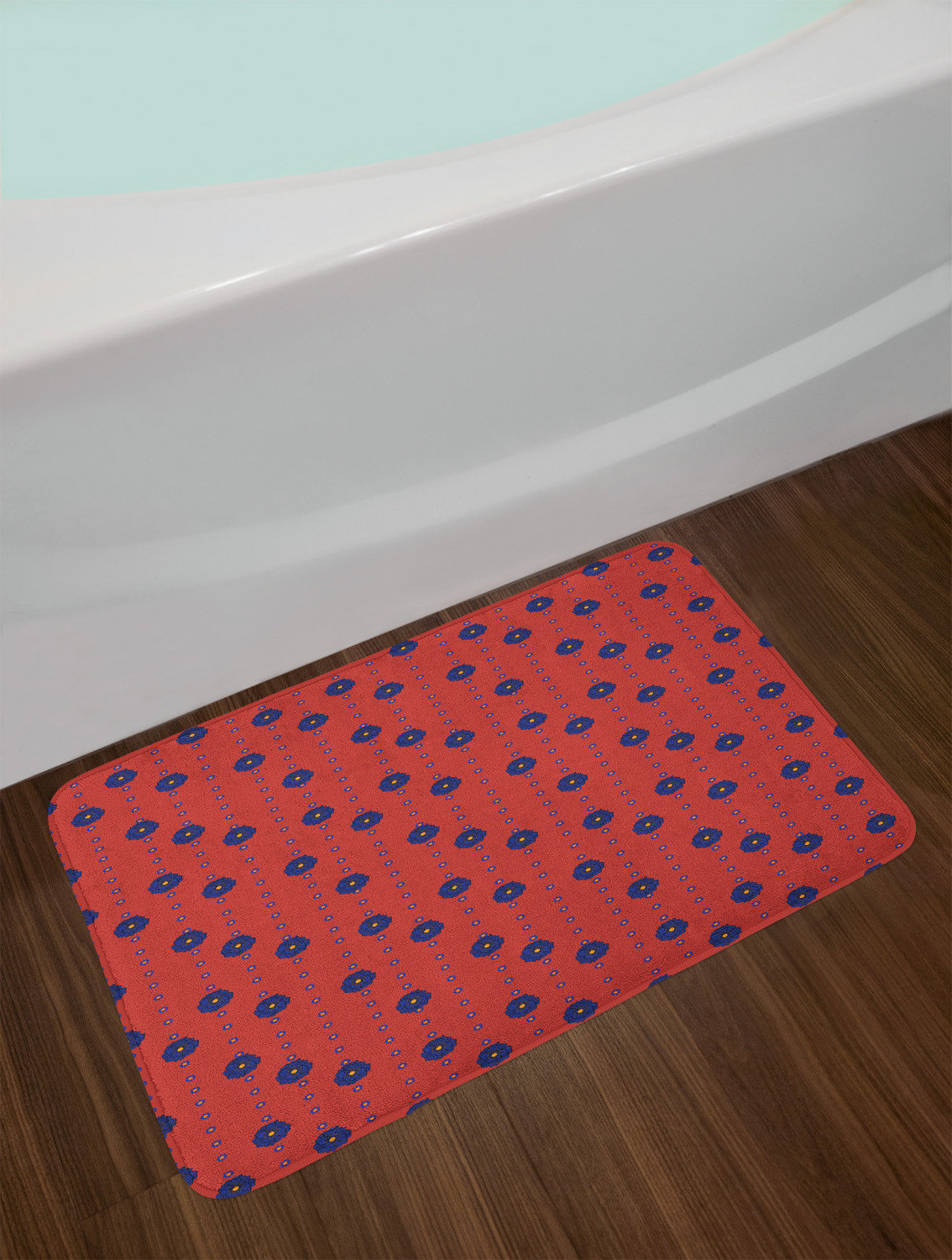 East Urban Home Big and Little Petals Bath Rug Wayfair