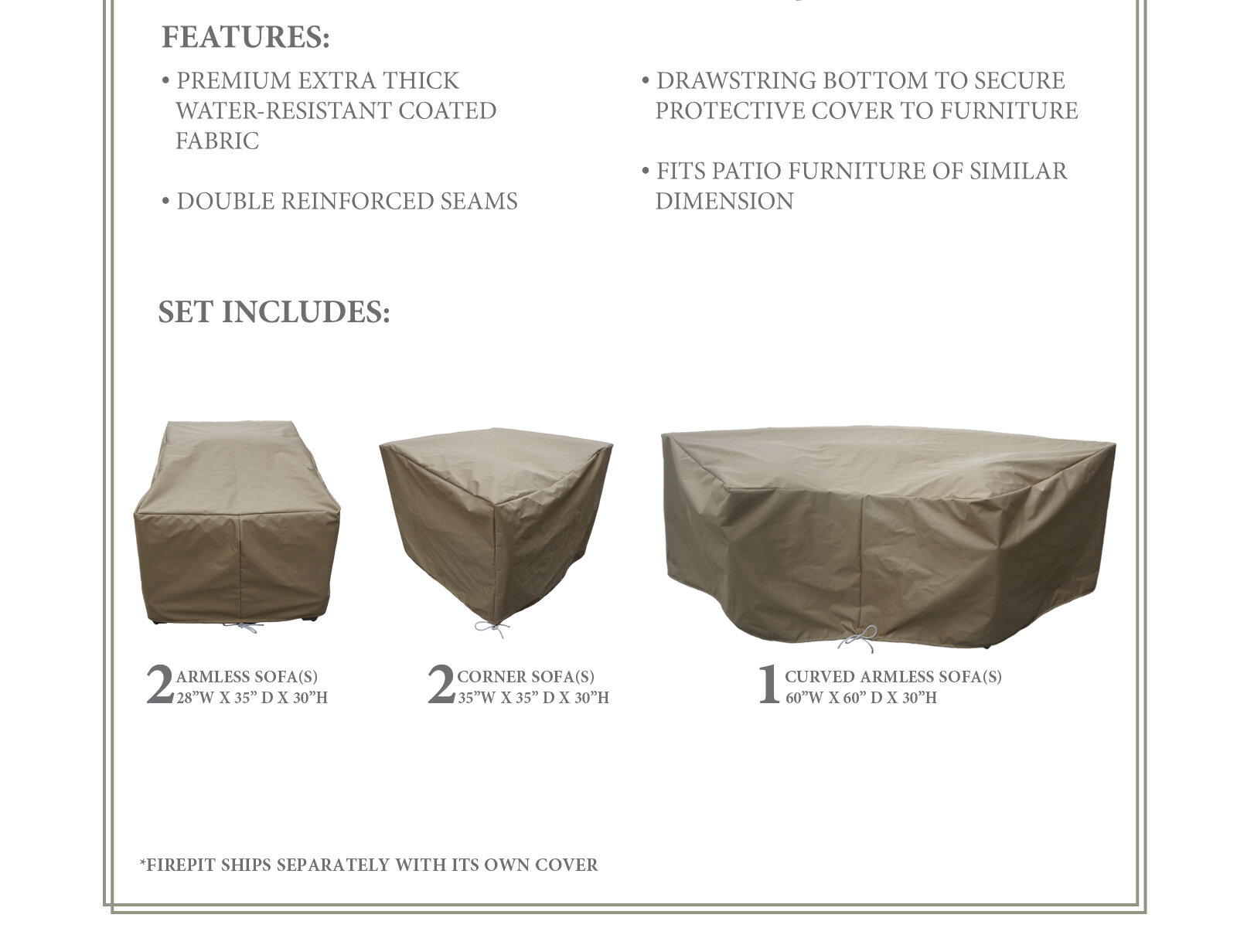 Water Resistant Patio Sofa Cover Joss Main