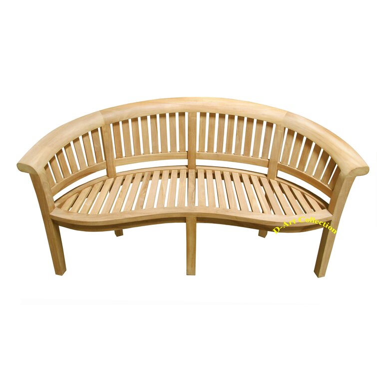 Highland Dunes Wunder Teak Wood Garden Bench & Reviews 