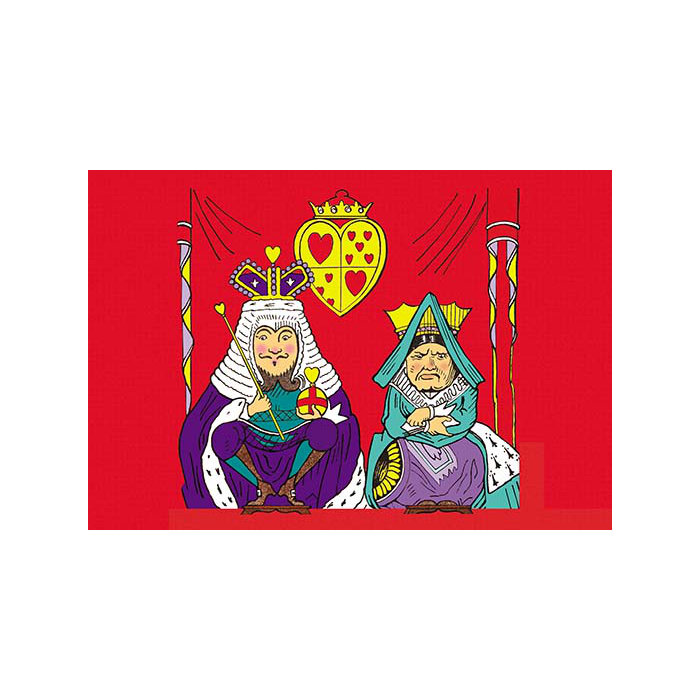 Buyenlarge Alice In Wonderland The King And Queen Of Hearts By