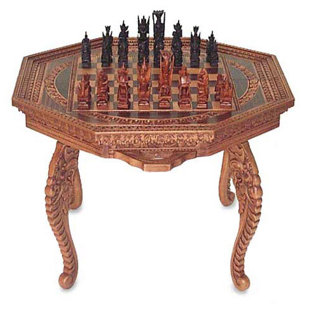 Chess Clic Tables You Ll Love Wayfair Into Battle Wood Chess Set