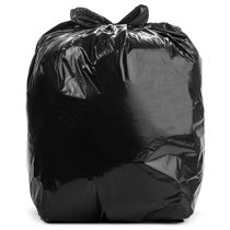 60 Liter 16 Gal Trash Bags Durable Disposable Perforated Easy Tear 100 Bags 