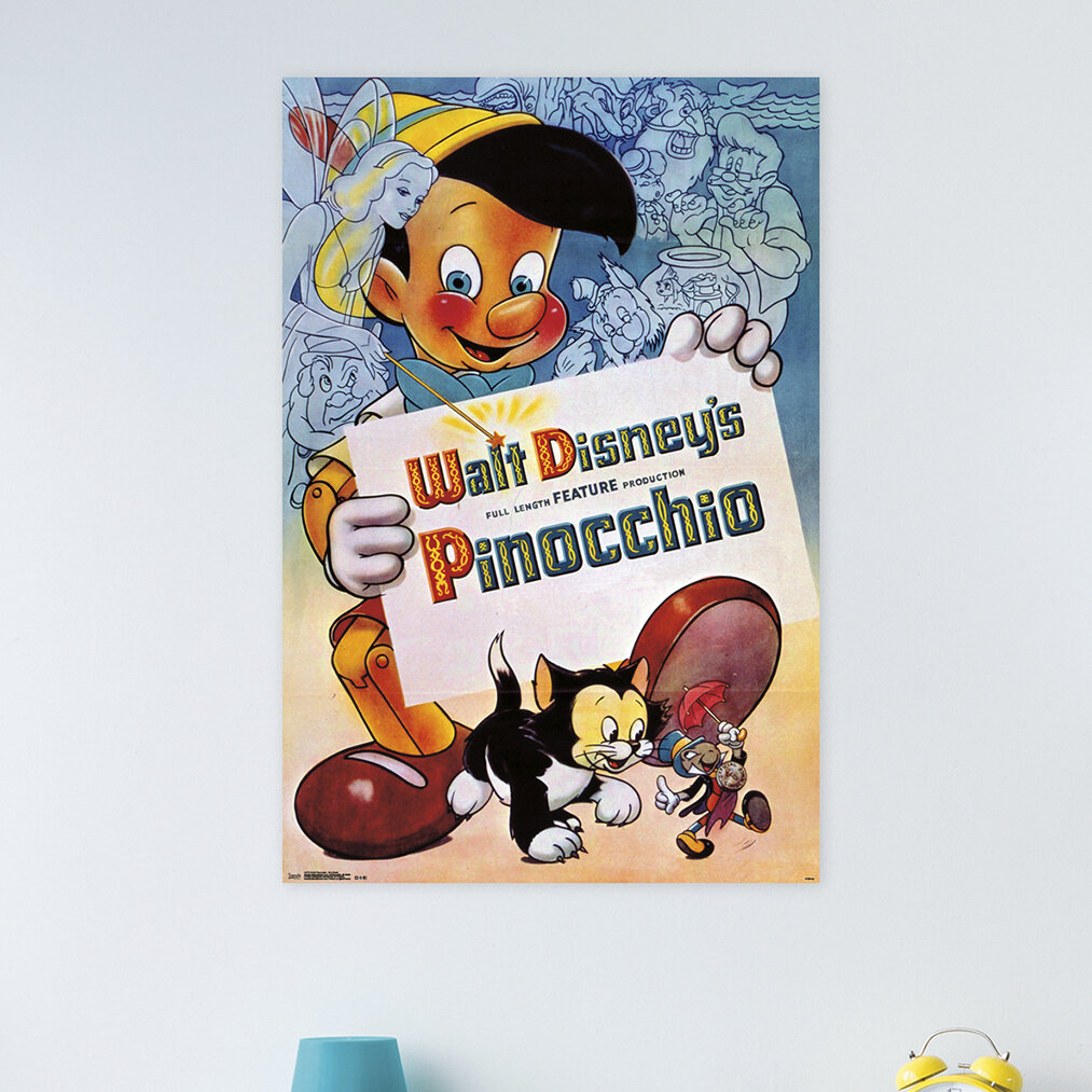 Art Disney Wall Art Home Decor Splatter Art Print Pinocchio Quote Illustration Art Prints Wester Com Br