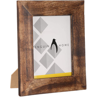 GLASS Window 10x8 For 8x6 Picture Rustic Wood Effect Photo Frame With Soft Cream Mount Portrait & Landscape 