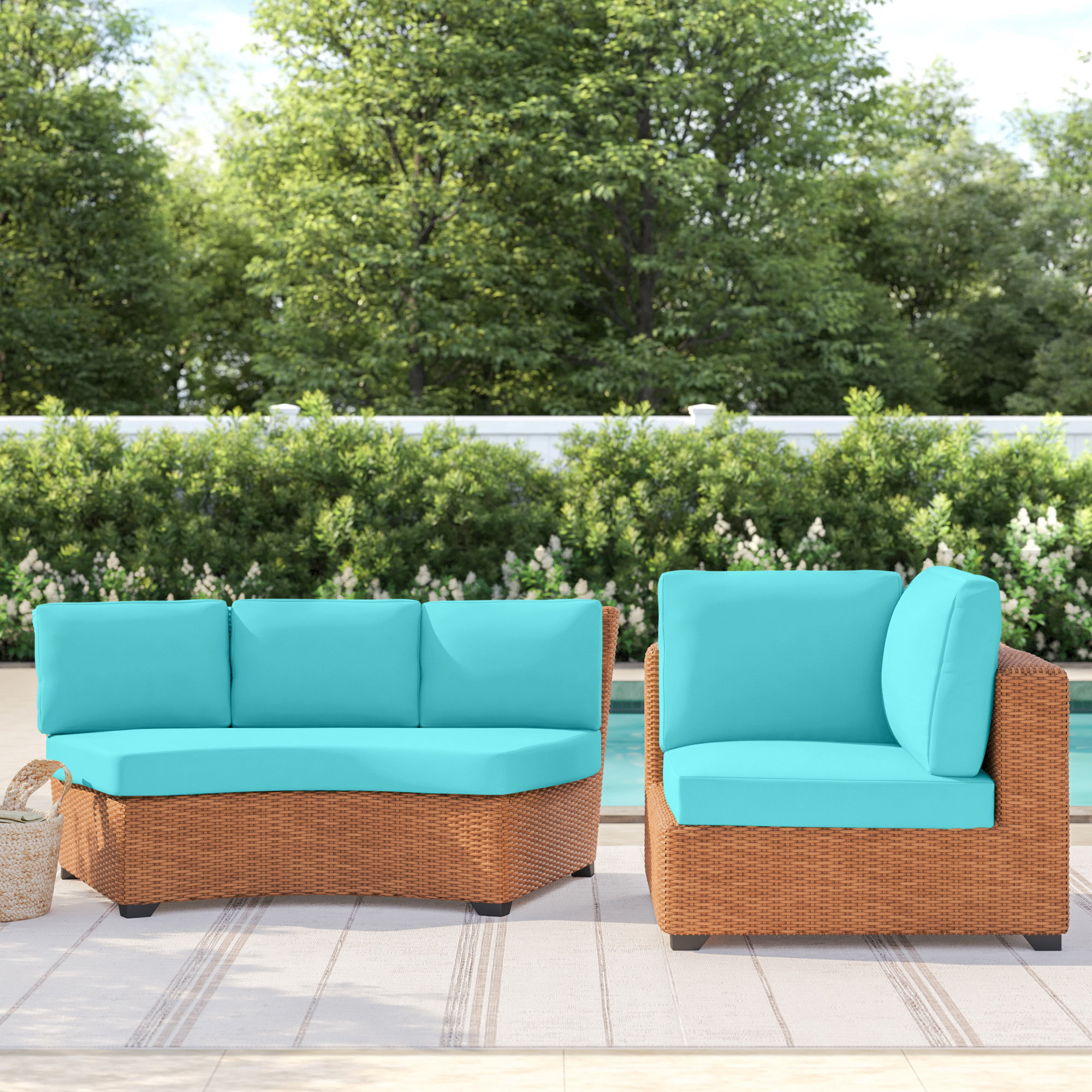 10 piece outdoor cushion set