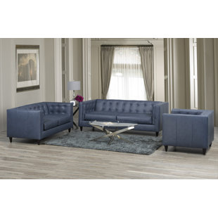 Pranzal 3 Piece Living Room Set by 17 Stories