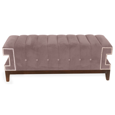 Karen Upholstered Bench Loni M Designs Upholstery Blush