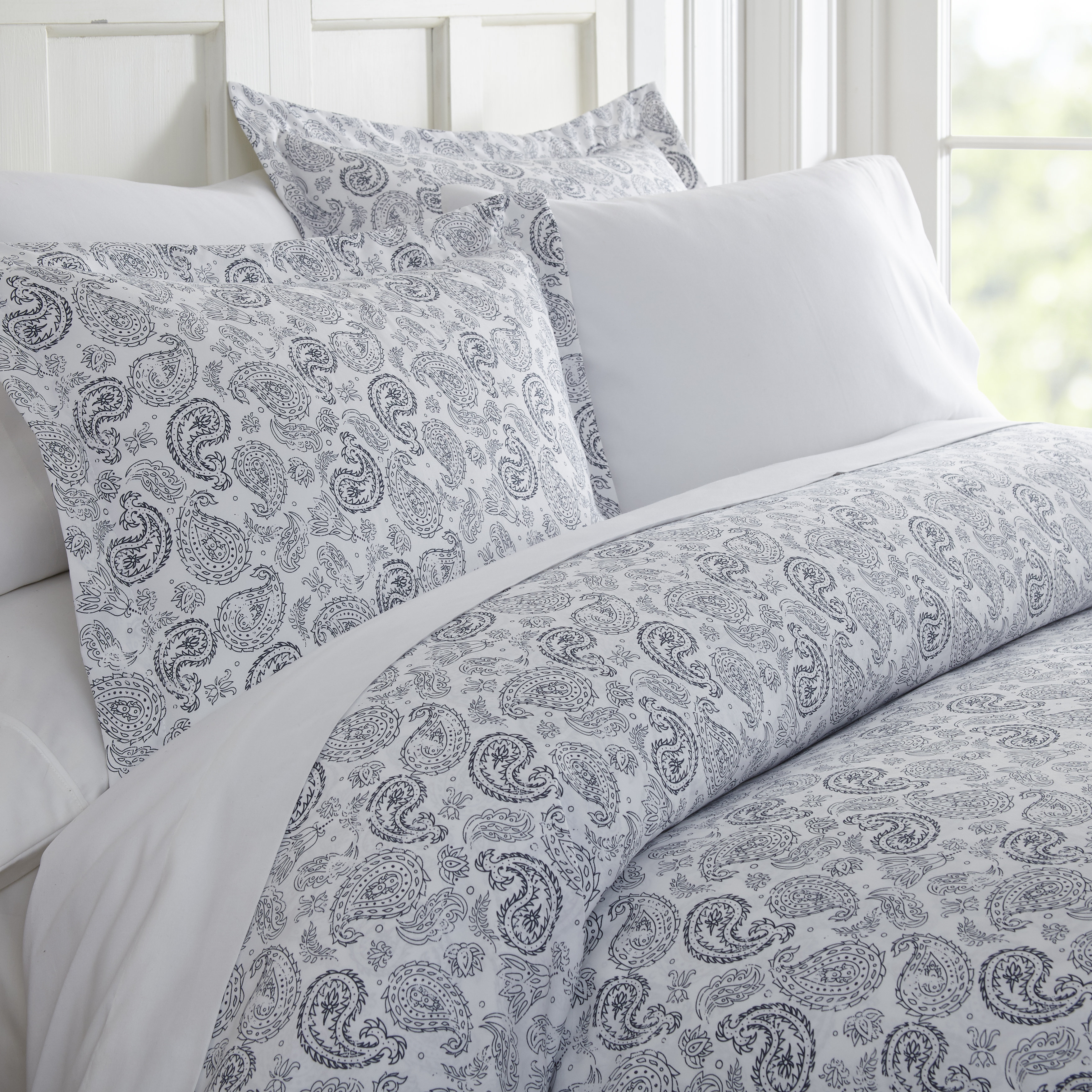 Andover Mills Mirabal Paisley Duvet Cover Set Reviews Wayfair