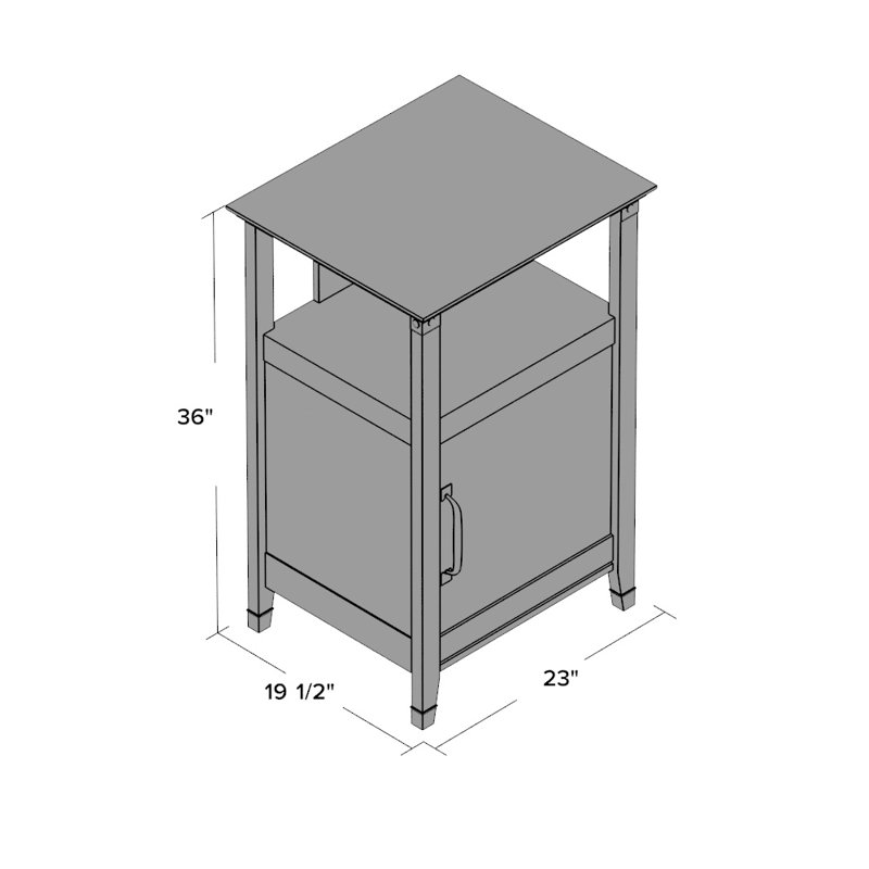 Trent Austin Design Chappel Printer Stand With Storage Reviews