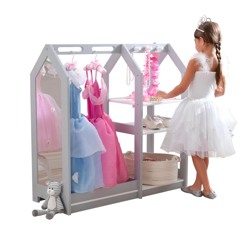 Kidkraft Pretend N Play Dress Up Unit Armoire Reviews Wayfair