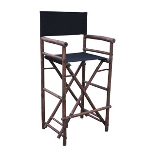 Nadya Bamboo 32" Counter Chair Patio Bar Stool (Set of 2) by