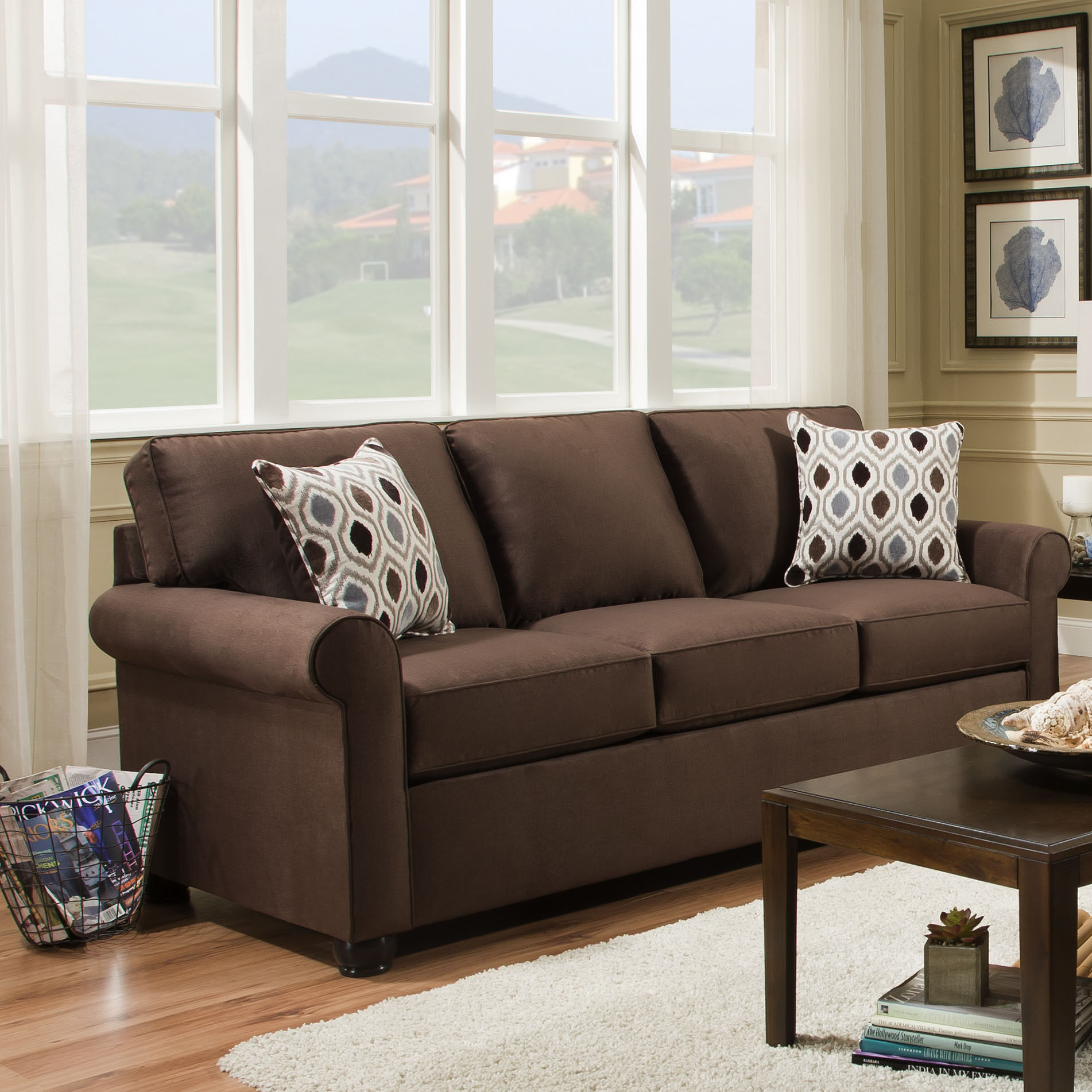 Simmons Upholstery Mcgugin Modern Sofa