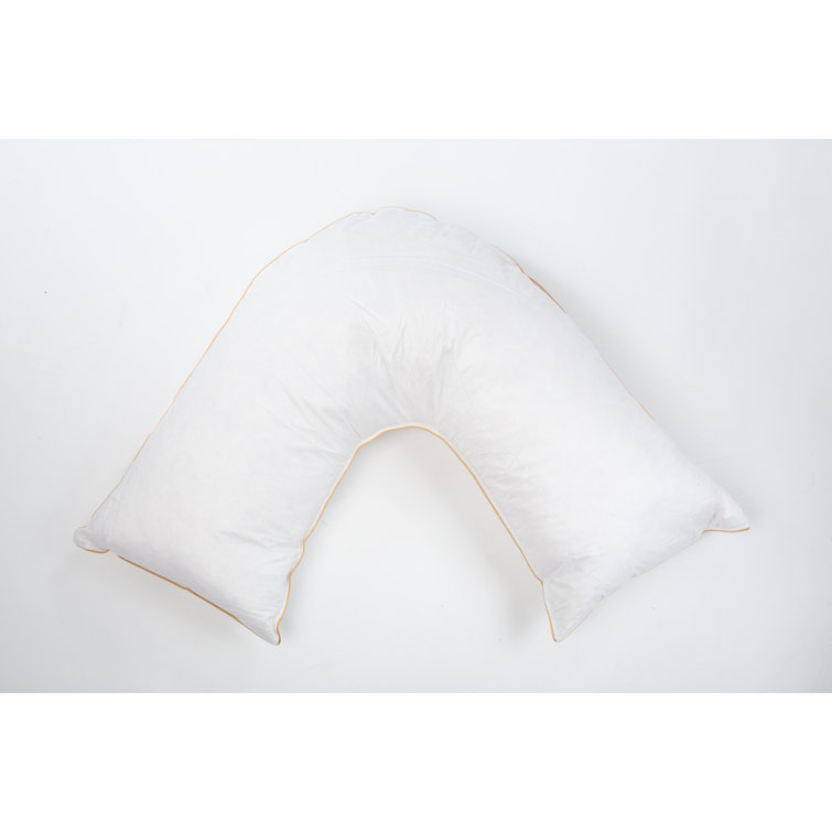 v shaped pillow sleeping position