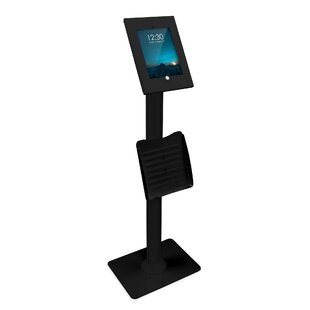 Menu Display Kiosk POS Apple Tablet Clear Acrylic Stand used as Sign Holder