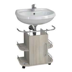 60 cm rollbarer Waschbeckenunterschrank von Opti..